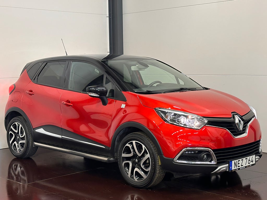 Renault Captur 0.9 TCe 90HK NAVI KEYLESS P-SENS BT EN SVENSK KLASSIKER