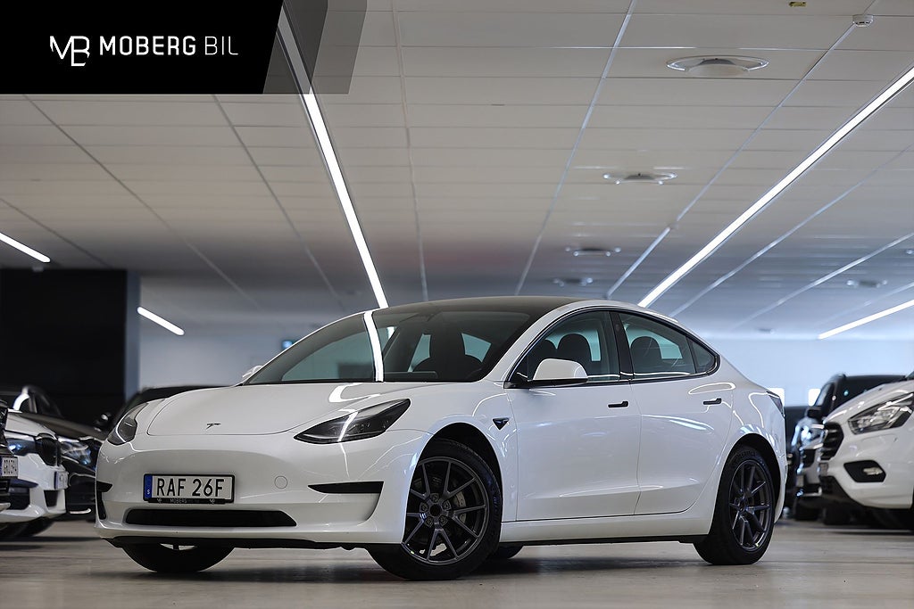 Tesla Model 3 Standard Range 283hk AP Pano Läder Navi MOMS