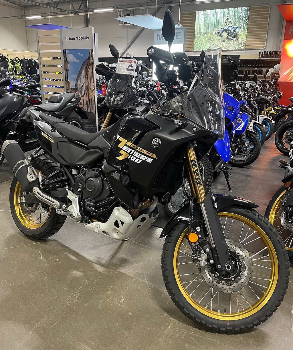 Yamaha TENERE 700 WORLD RAID DEMO SPARA 10000kr tenere t7 50mil