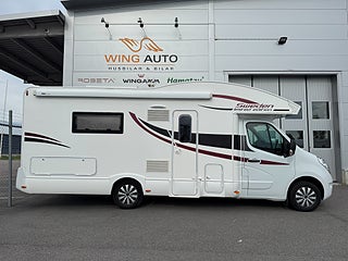 Husbil-halvintegrerad RIMOR Sweden Limited Låga långbäddar & taksäng! 5 bältad! 1 av 20