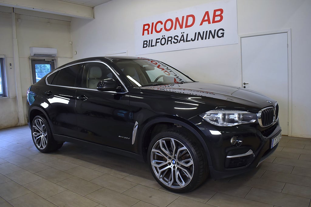 BMW X6 XDRIVE 30D SVENSKSÅLD 1 ÄGARE V-HJUL INGÅR
