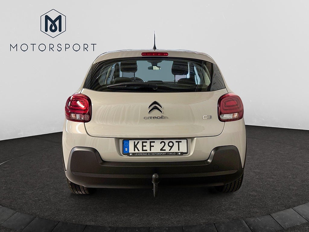 Citroën C3 1.2 PT 83hk Dragkrok Apple Carplay Farthållare bild 12