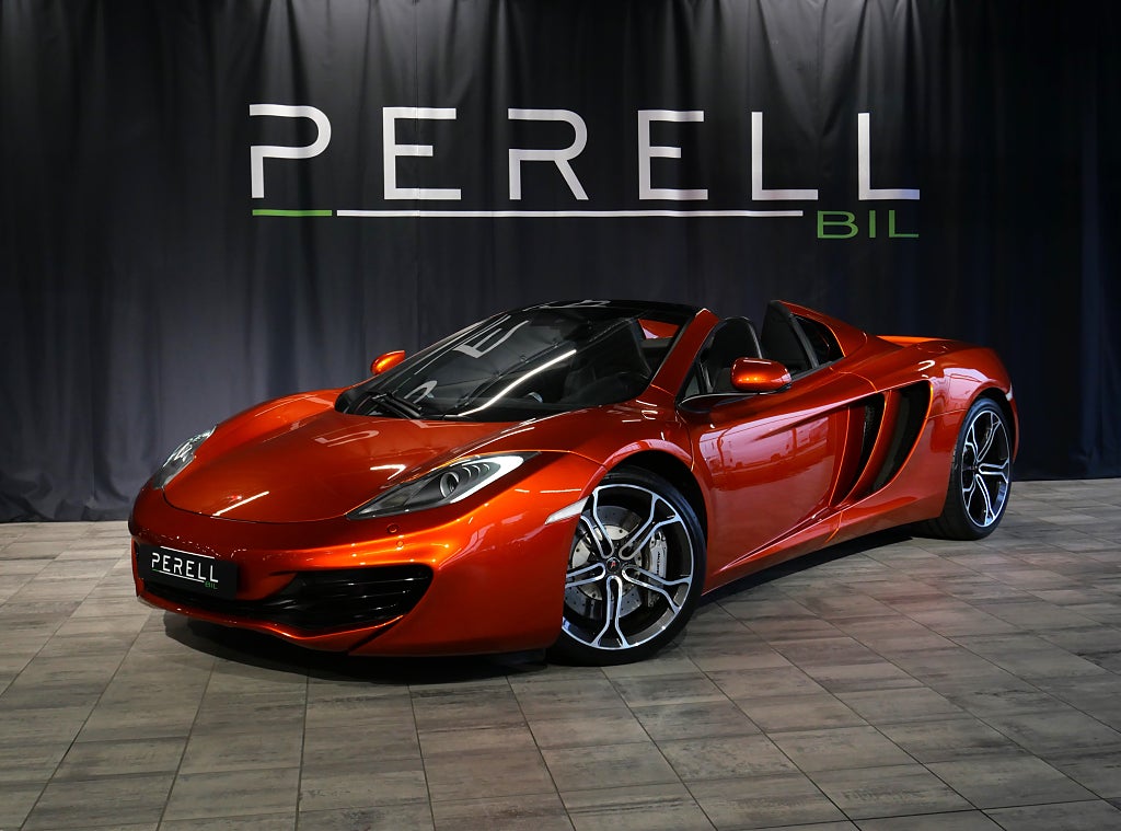 McLaren MP4-12C Spider 3.8 V8 SSG 625hk / Svensksåld /
