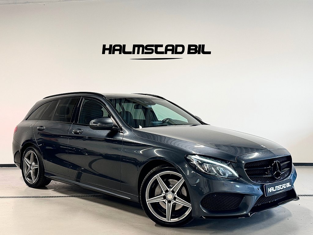 Mercedes-Benz C 220 AMG 4MATIC PANO FJÄRR VÄRMARE Eur6 170hk