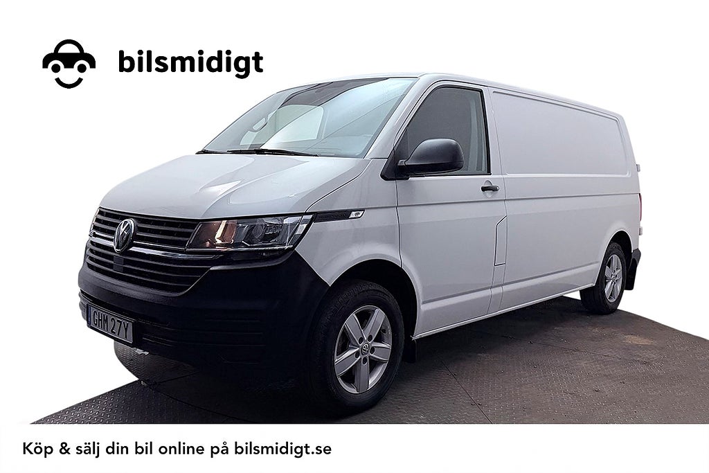 Volkswagen e-transporter LWB 37.3 kWh Drag Inredd 3-sits CCS Kamera MOMS