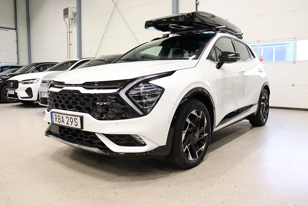 Kia Sportage PHEV GT-Line Drag Pano H/K 360° Godkänd Takbox 265hk
