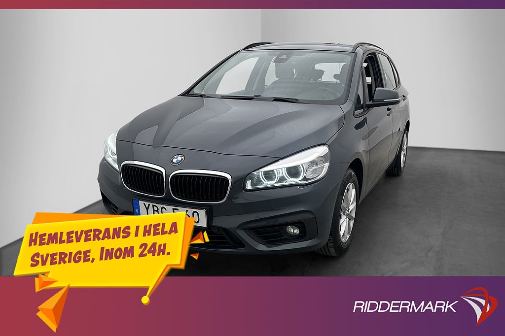 BMW 218 i Active Tourer Advantage P-Sensorer Rattvärme Drag