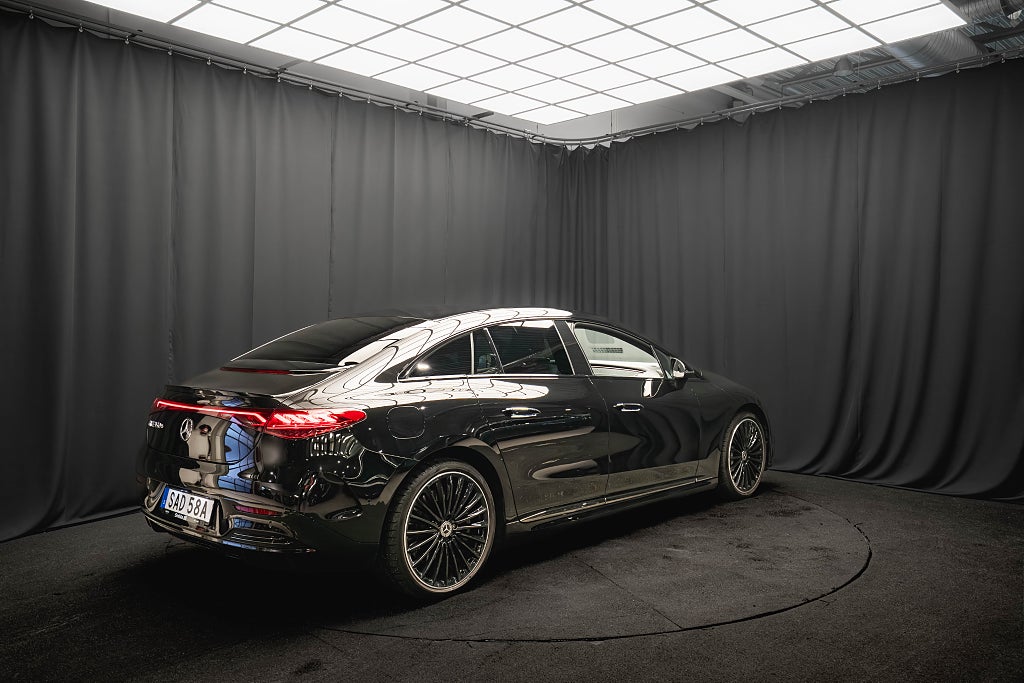 Mercedes-Benz EQE 350+ AMG NIGHT LUFT 21'' BUR LÄDER DRAG ELSTOL MOMS