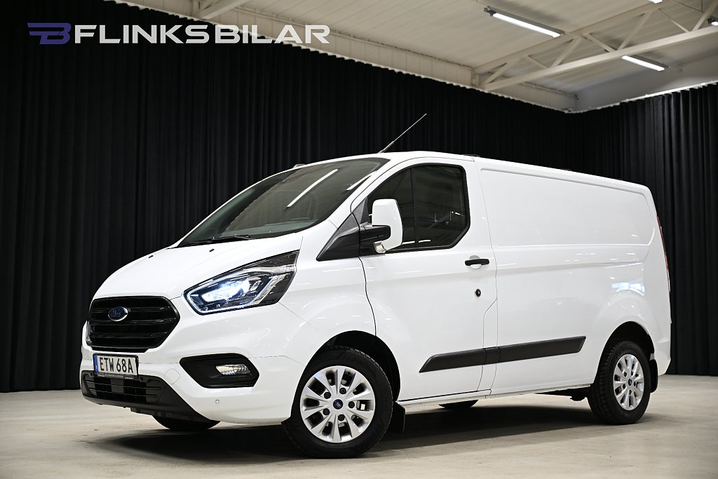 Ford transit Custom 130HK Automat|LED|Drag|Värmare|Backkamera|Moms