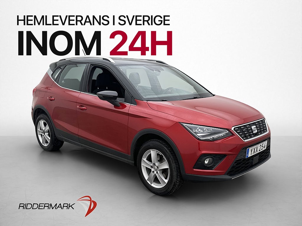 Seat Arona 1.0 TSI Xcellence Keyless LED CarPlay Sensorer
