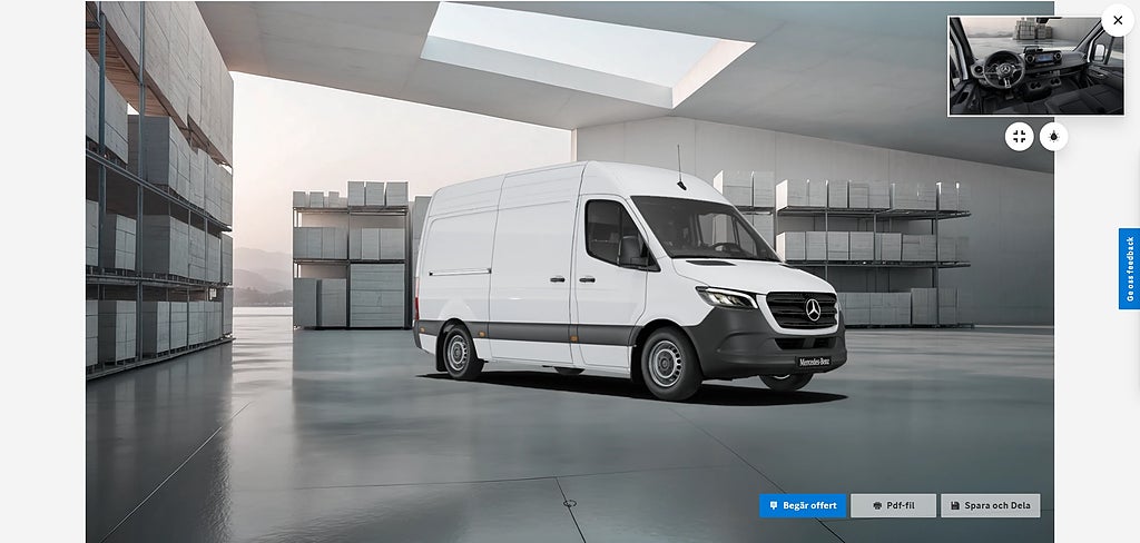 Mercedes-Benz Sprinter 317 CDI Skåp A2 SELECT