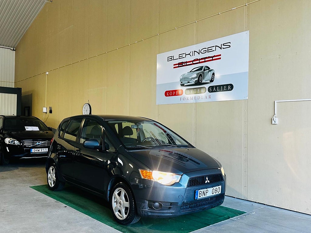 Mitsubishi Colt 5-dörrar 1.3 MIVEC ClearTec AS&G Dragkrok Nybesiktad