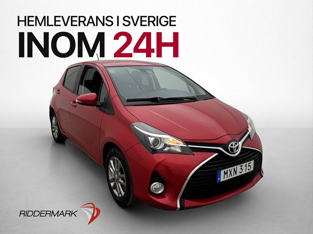 Toyota Yaris 1.33 99hk Active Kamera Bluetooth Farthållare