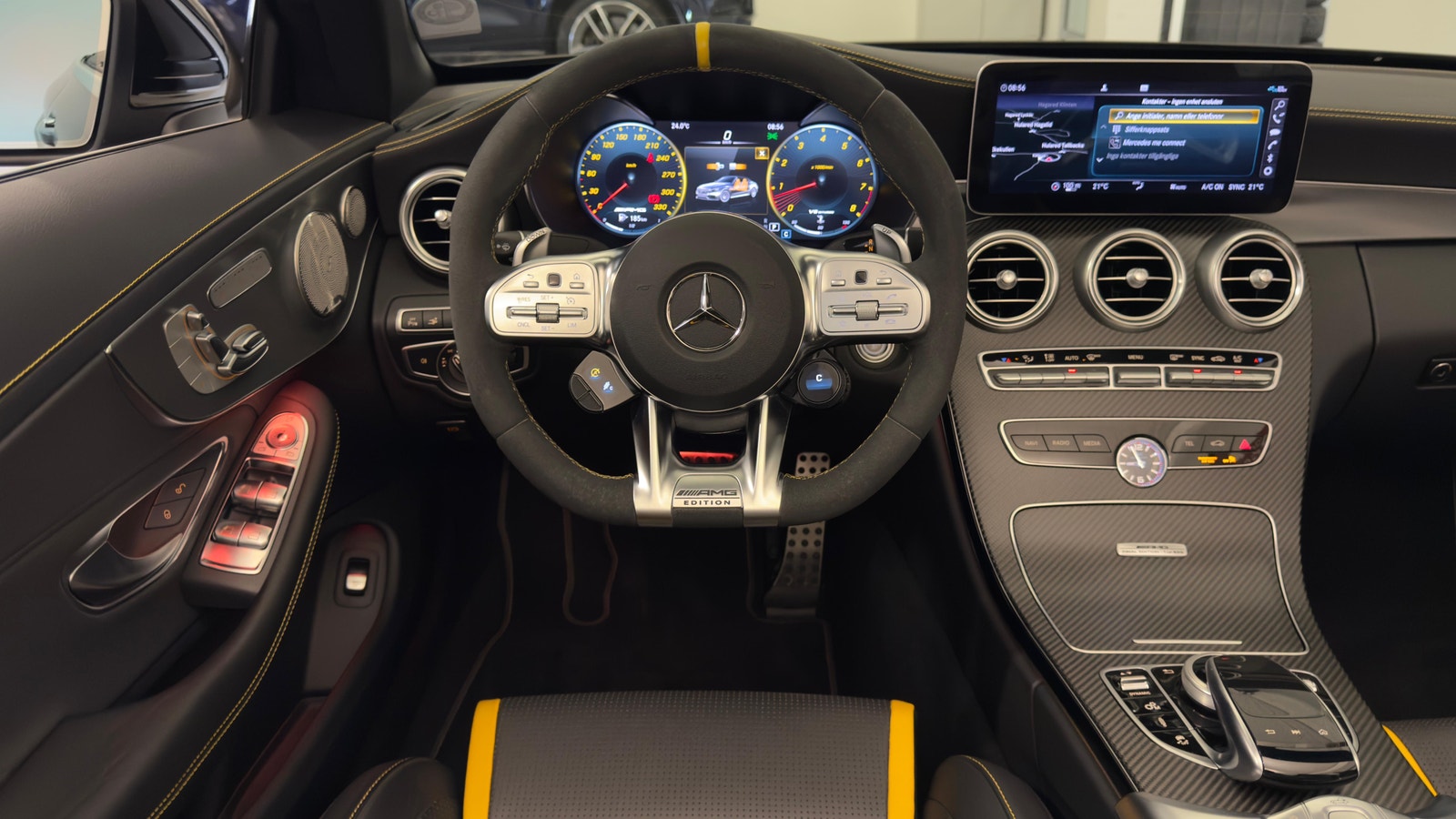 Mercedes-Benz C63 S AMG V8 510hk Cabriolet | Final Edition 2022 - miniatyr 15