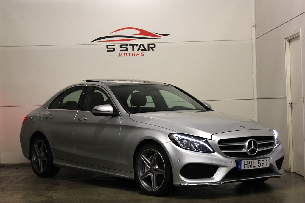 Mercedes-Benz C 220d 4MATIC 9G-Tronic AMGLine Burmester Panorama Kamera