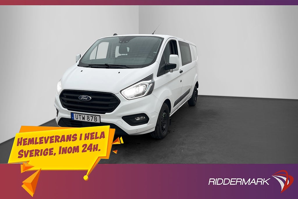 Ford transit-custom CrewVan L2 Värmare Drag B-Kamera 6-Sits