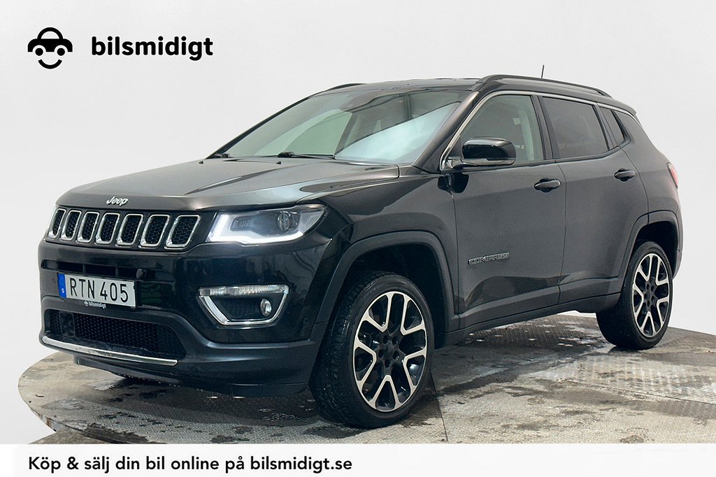 Jeep Compass Limited 4WD Lock Aut Drag Läder Rattvärme B-Kam