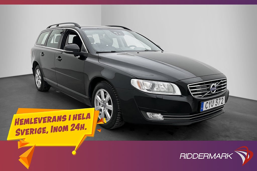Volvo V70 D4 181hk AWD Classic Momentum Värmare Navi Drag