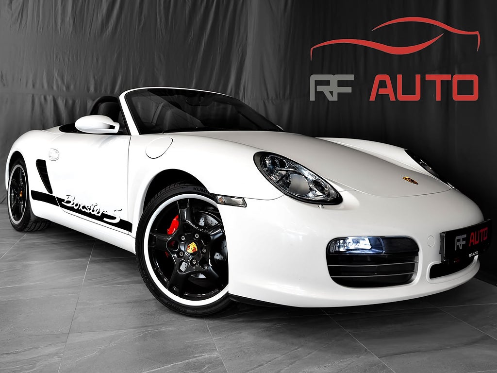 Porsche Boxster S Manuell Carrera White 295hk