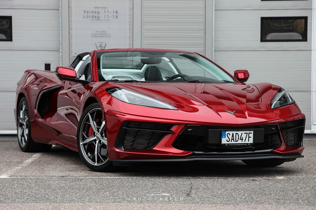 Chevrolet Corvette C8 Z51 3LT Stingray Cab Svensksåld DCT
