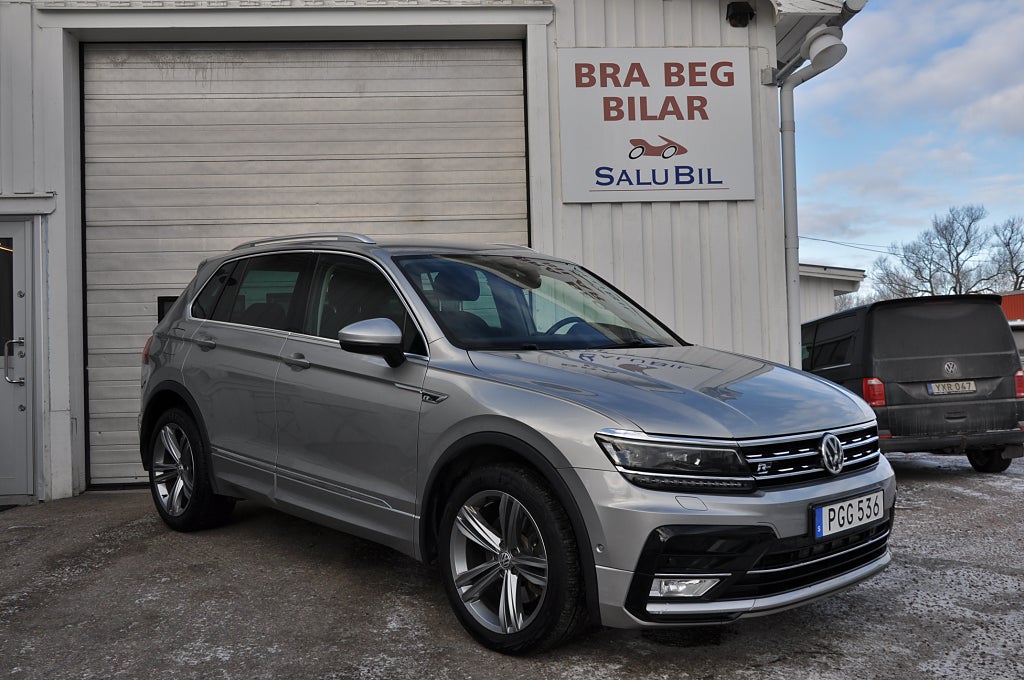 Volkswagen Tiguan 2.0 TDI 190hk R-Line Drag D-värmare 4Motion Backkamera