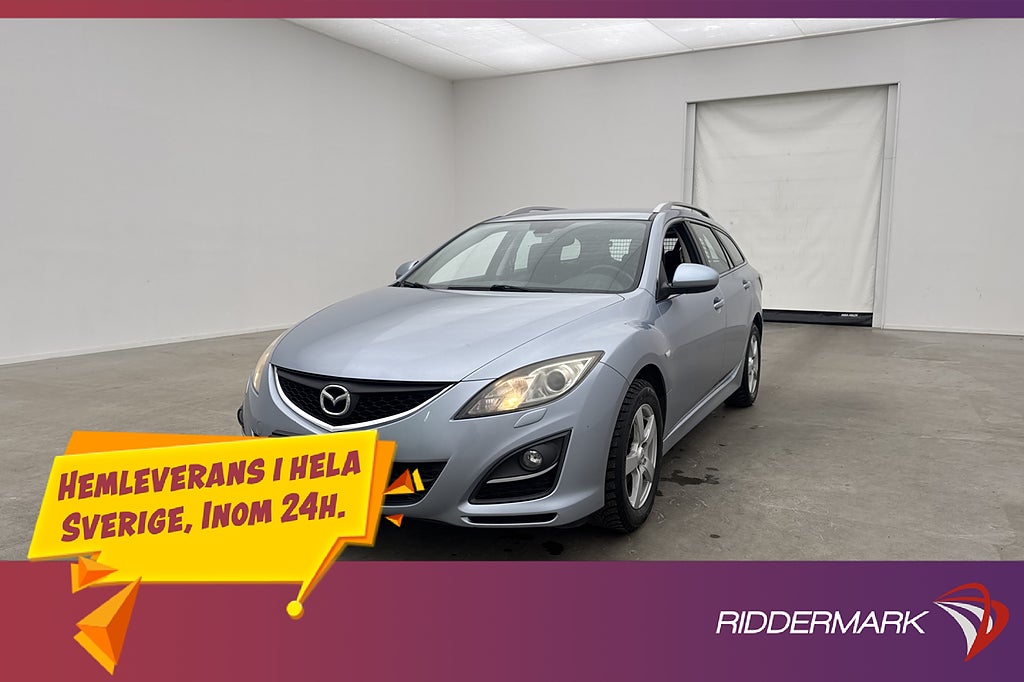 Mazda 6 Wagon 2.0 MZR 155hk 3-Brukare Farthållare Dragkrok
