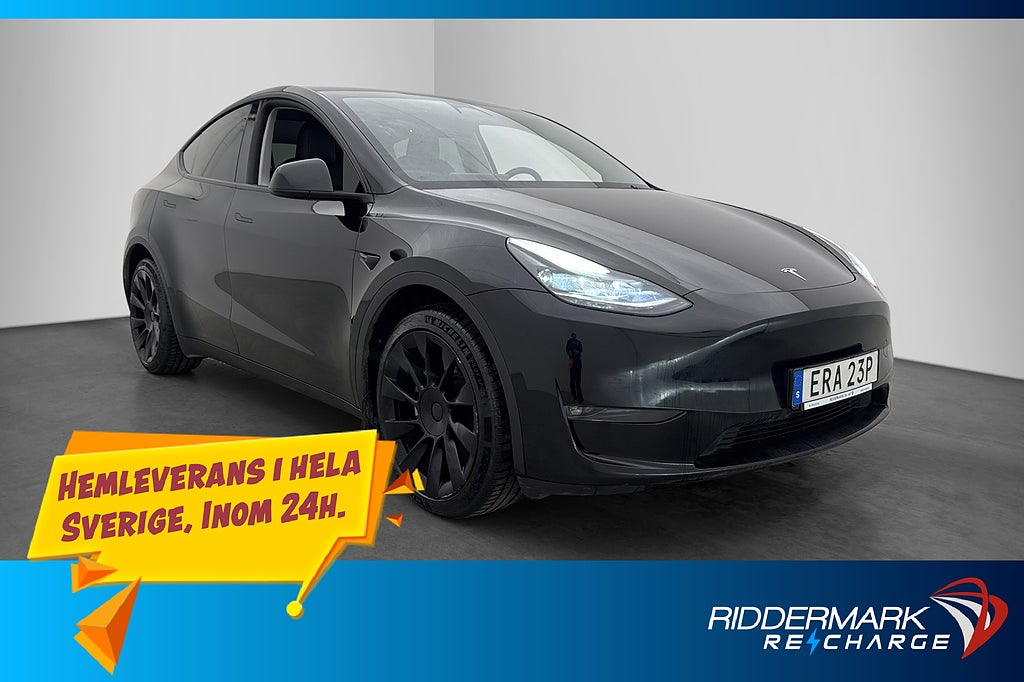 Tesla Model Y Long Range AWD Dragkrok Pano AP MOMS
