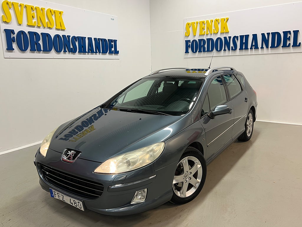 Peugeot 407 SW 2.0 HDi Automat Panoramatak Dragkrok (15.000 Mil)