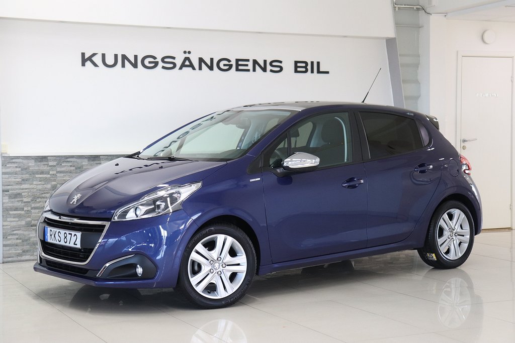 Peugeot 208  1.2 VTi Panorama Style Lågamil 82 HK CarPlay 