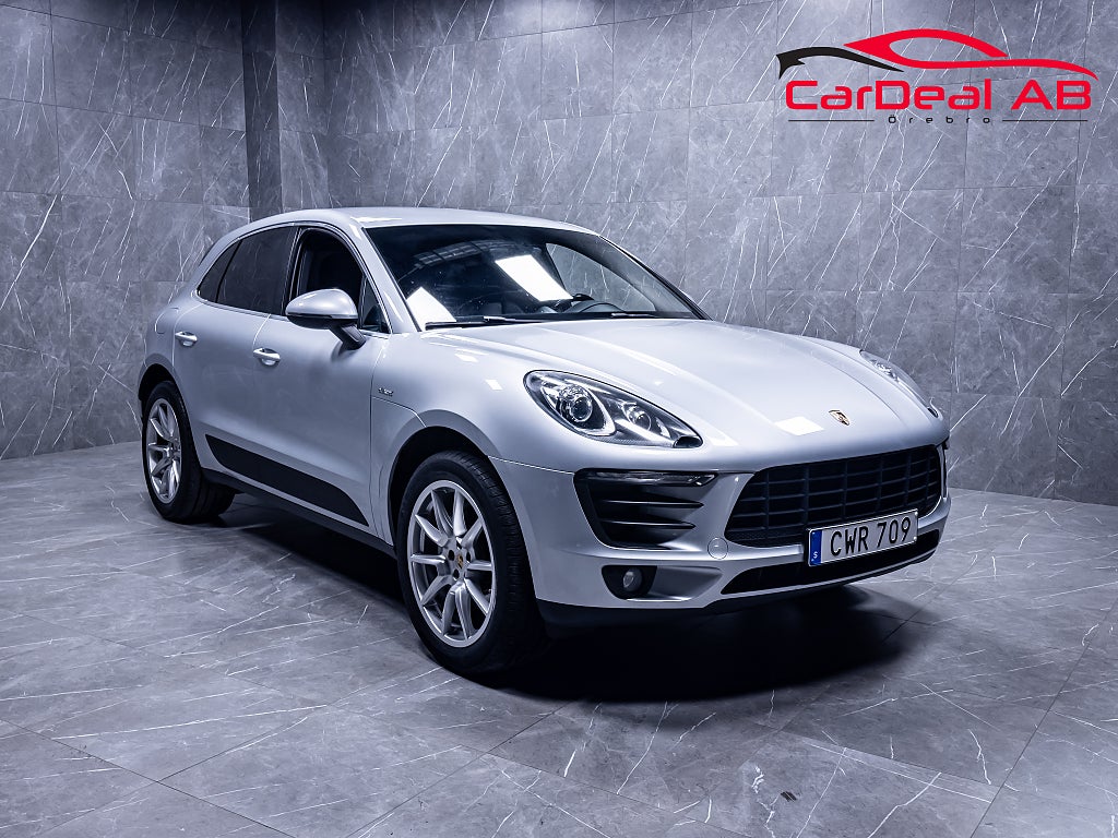 Porsche Macan S Diesel PDK 258hk Sport Chrono Luft Skinn Navi Drag