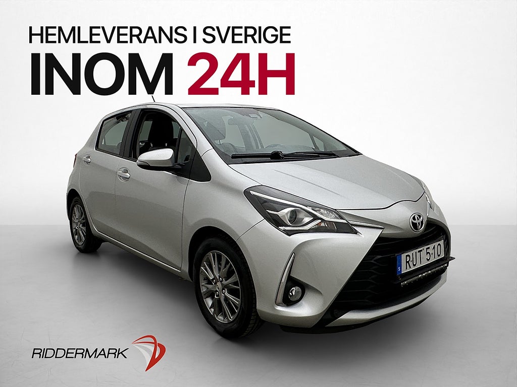 Toyota Yaris 1.5 VVT-iE 111hk Kamera Farthållare M&K-Värmare