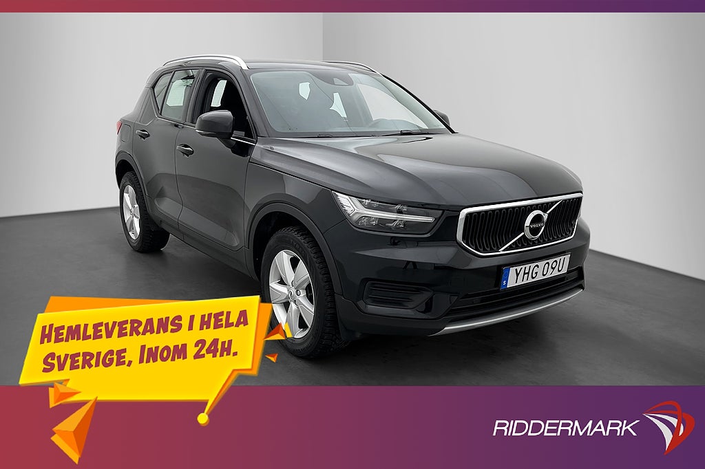 Volvo XC40 T2 129hk Momentum VOC Värmare Kamera