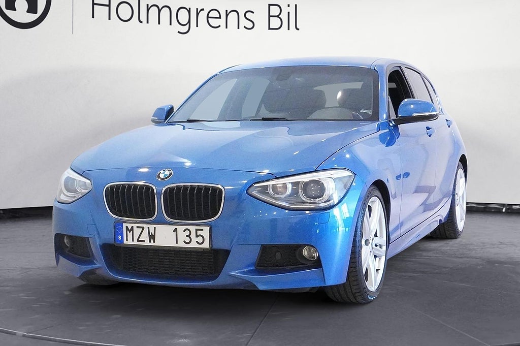 BMW 120 d 5d Steptronic 184hk M-Sport, Automat, Skinn, Parkeringsensorer