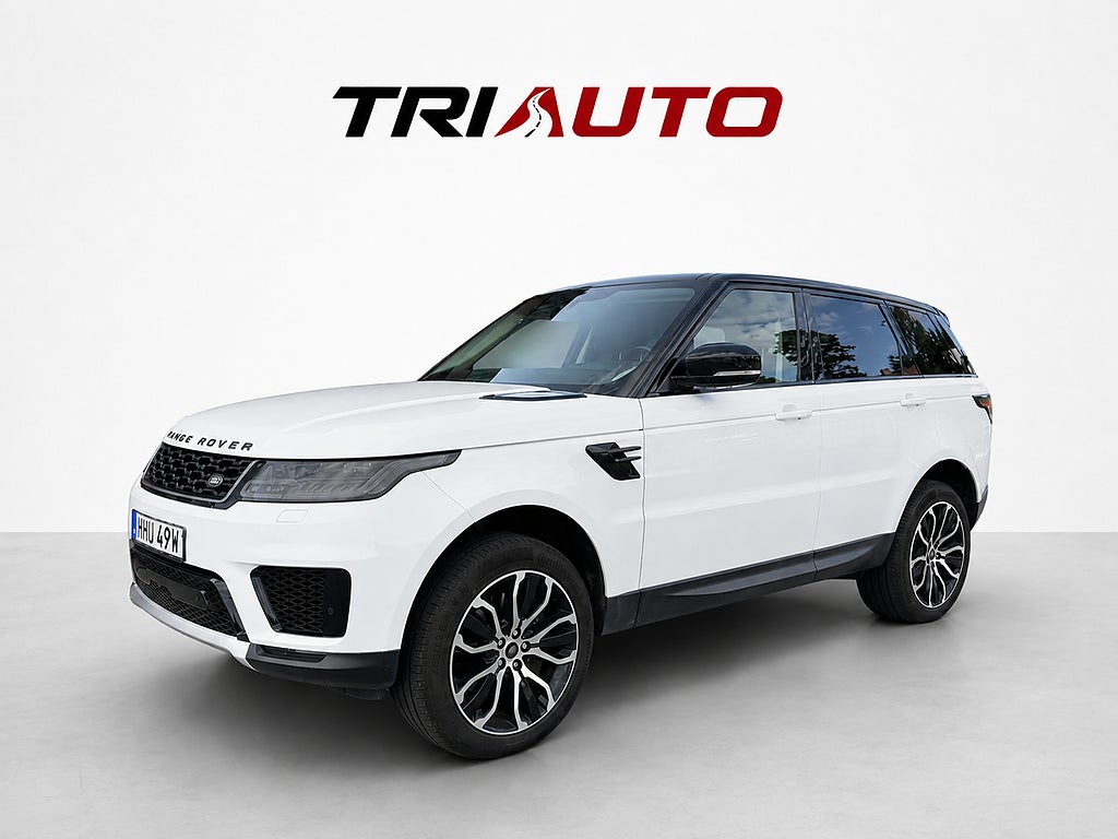 Land Rover Range Rover Sport Sport P400e Luftfjädr Dragkrok Värmare Skinn Meridian