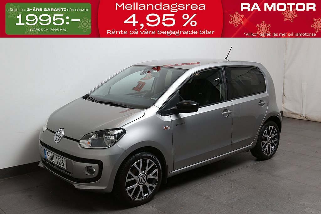 Volkswagen UP! 1,0 Drive Groove 5-D Navi P-sensorer Motorv 2015