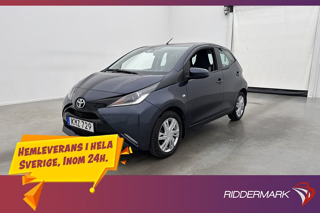 Toyota Aygo 1.0 VVT 69hk X-PLAY Kamera Bluetooth Farthållare