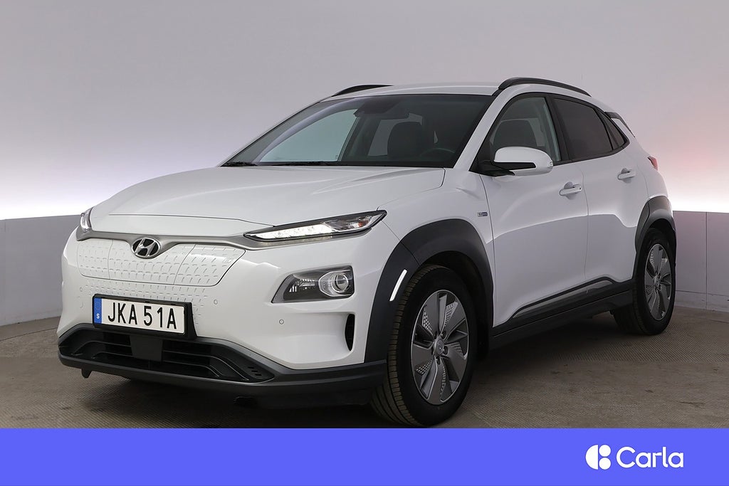 Hyundai Kona Electric 64 kWh Premium Läder HUD Elstol Krell