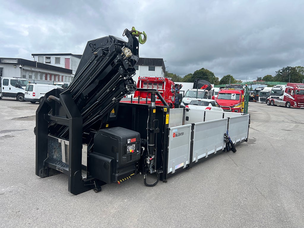 Övriga Kranflak Hiab 232-E5 kran & Schaktlucka