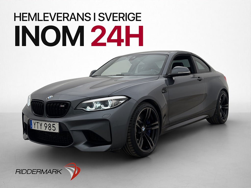 BMW M2 DCT 370hk H/K Skinn Kamera Navi Keyless Tre-Brukare