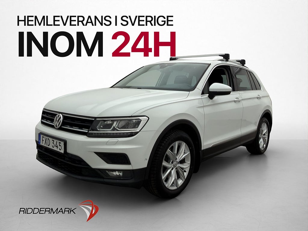 Volkswagen Tiguan 1.4 TSI 4MOTION 150hk Drag Kamera Carplay