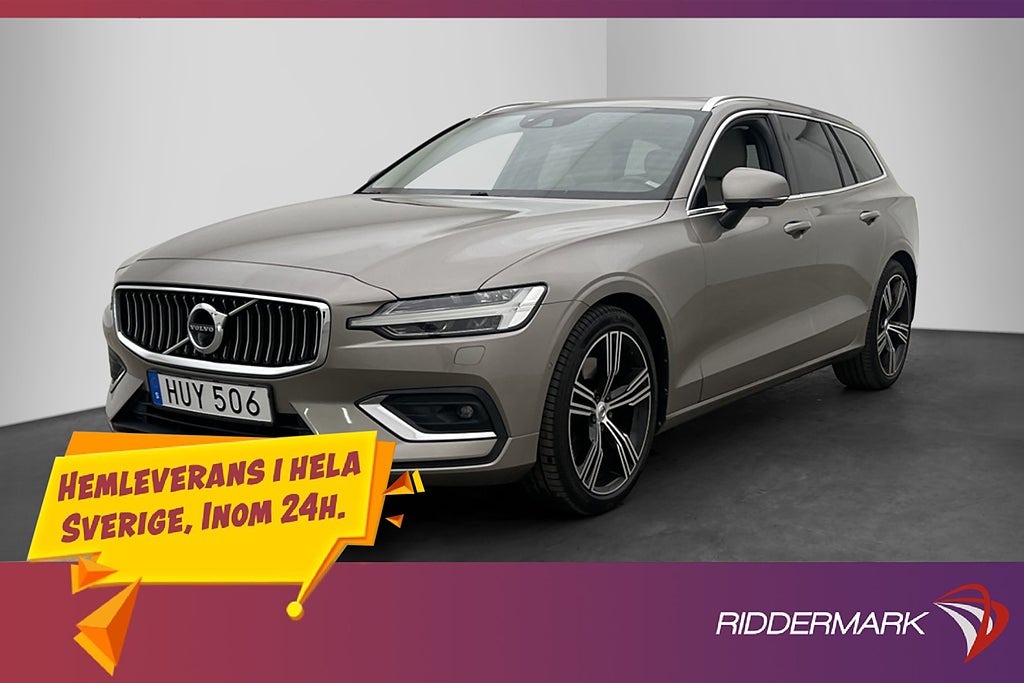 Volvo V60 T6 AWD 310hk Inscription Pano H/K VOC HUD 360 Drag