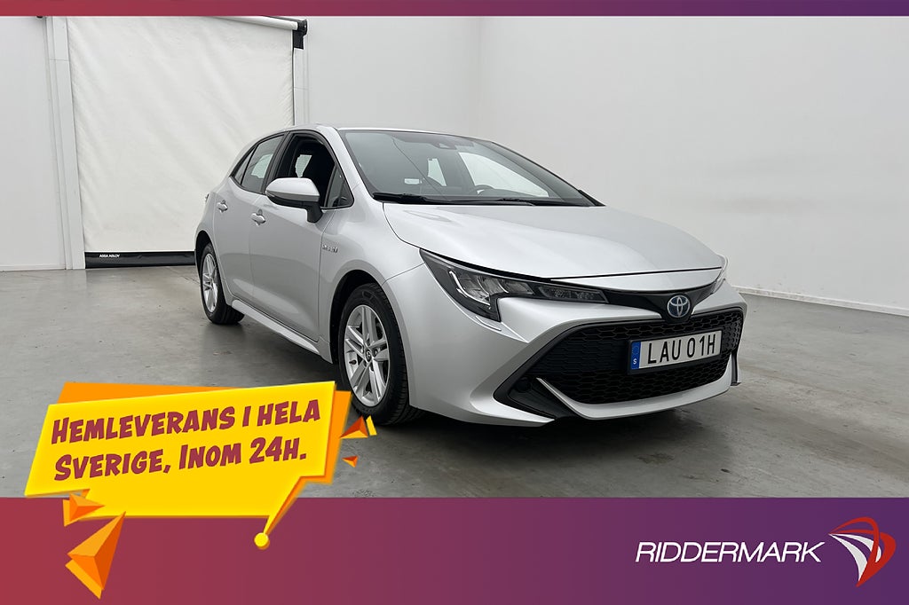 Toyota Corolla Hybrid 122hk Active Kamera Rattvärme Keyless