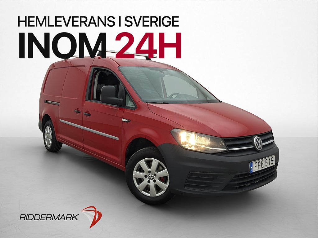 Volkswagen Caddy Maxi 2.0TDI Värmare PDC Drag Takräcke Moms