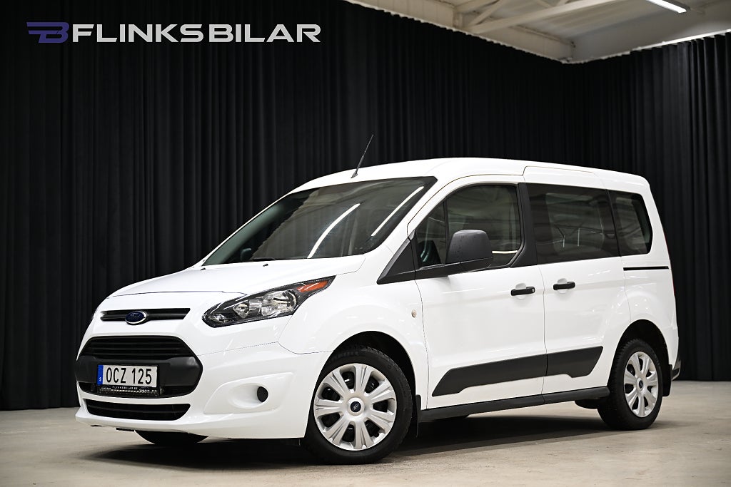 Ford Tourneo Connect 1.5 TDCi 75HK 5-Sits|Dubbeldörr|Värmare|EnÄgare|Leasbar