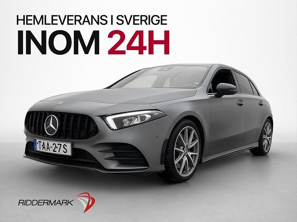 Mercedes-Benz A 250 4M 224hk AMG Värmare Kamera Widescreen