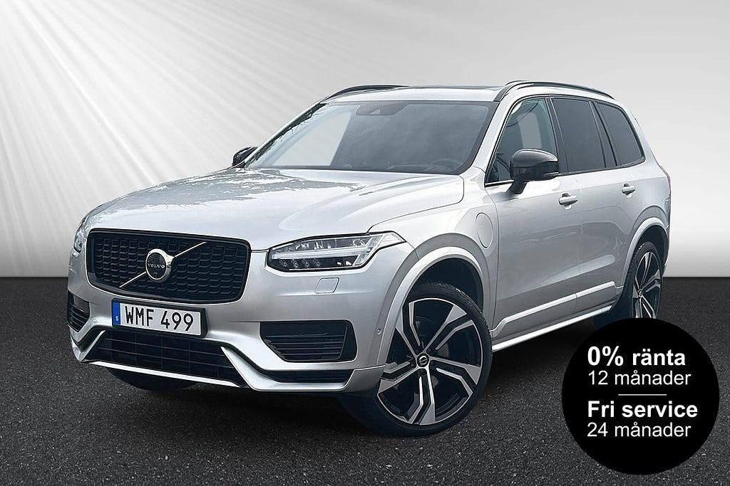 Volvo XC90 Recharge T8 R-Des 7-sits BLIS HUD B&W Panorama...