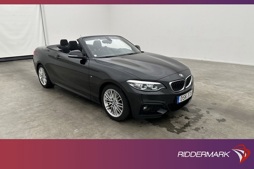 BMW 220 d Convertible 190hk M Sport H/K Kamera Navi Keyless