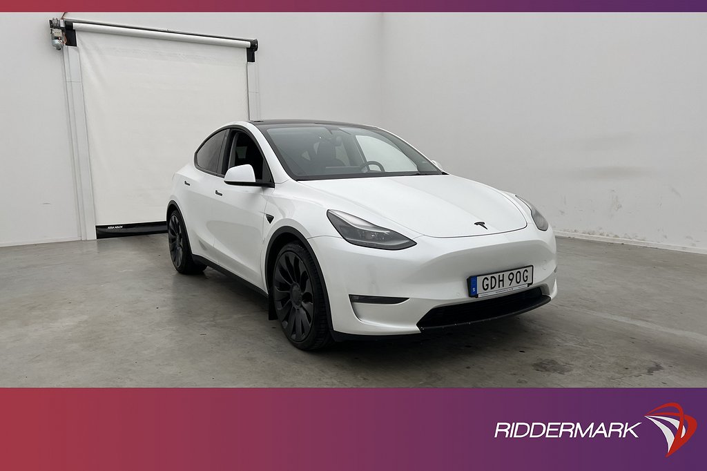 Tesla Model Y Performance AWD 534hk Dragkrok AP Svensksåld