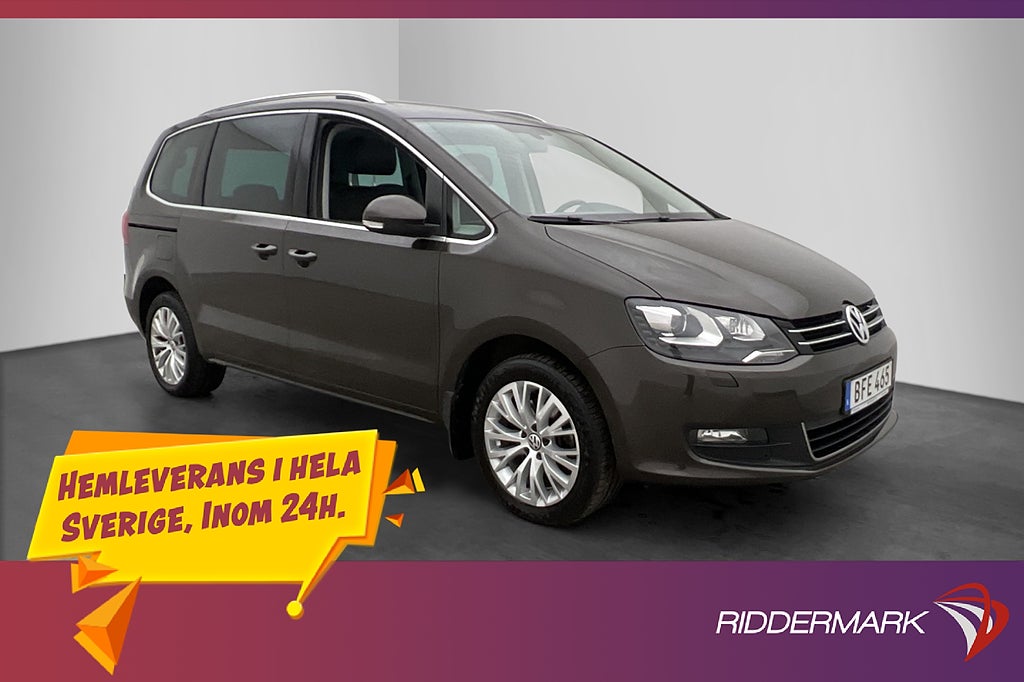 Volkswagen Sharan 2.0 TDI 7-Sits Skinn Pano D-värm 1-ÄGARE