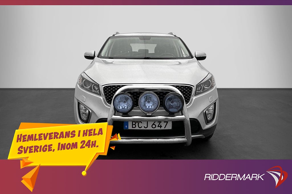 Kia Sorento 200hk AWD Business 7-Sits Kamera Drag Skinn Navi
